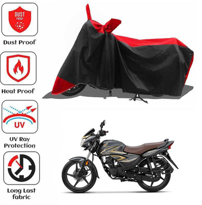 AIKOZIYA Two Wheeler Cover for Honda(Shine, Red, Black)