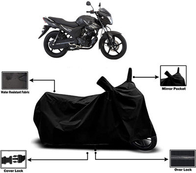 Amexride Two Wheeler Cover for Yamaha(SZ-RR V2, Black)