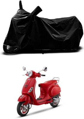 VESMEI Two Wheeler Cover for Vespa(Vespa VXL 125, Black)
