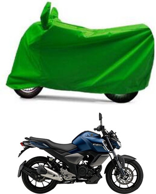 Furious3D Two Wheeler Cover for Yamaha(FZ S FI New, Green)