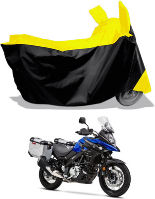 Amexride Two Wheeler Cover for Suzuki(V-Strom 650 XT, Multicolor)