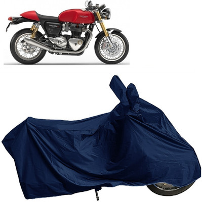 DIGGU Two Wheeler Cover for Triumph(Thruxton 1200 R, Blue)