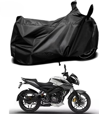 DeepShakshi AUTOMOTIVE Two Wheeler Cover for Bajaj(Pulsar NS 200, Black)