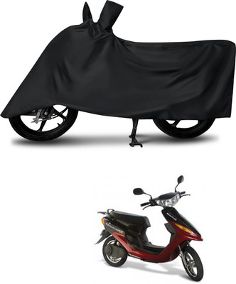 DeepShakshi AUTOMOTIVE Waterproof Two Wheeler Cover for Indus(Yo Electron, Black)