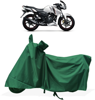 Tricway Two Wheeler Cover for TVS(Apache 150, Green)