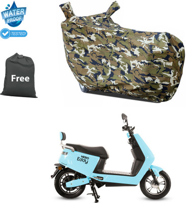 GOSHIV-car and bike accessories Waterproof Two Wheeler Cover for Hero(Electric E-Sprint, Yellow)