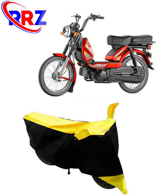 RRZ Waterproof Two Wheeler Cover for TVS(XL 100, Black, Yellow)
