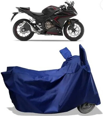 Tritika Waterproof Two Wheeler Cover for Honda(CBR300R BS6, Blue)