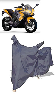 Amexride Two Wheeler Cover for Bajaj(Pulsar SS400, Grey)