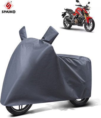 Spaiko Two Wheeler Cover for Honda(CB 400, Grey)