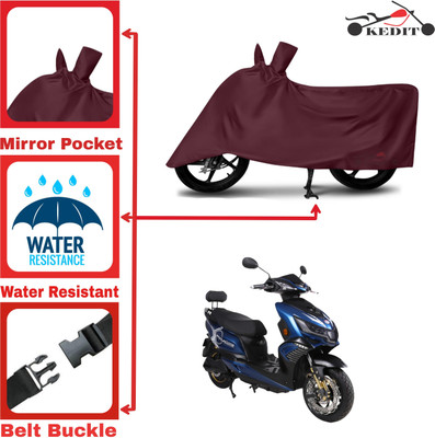 AASHTIK MART Two Wheeler Cover for Okinawa(i-Praise, Maroon)
