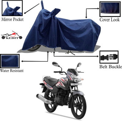 KEDIT Two Wheeler Cover for TVS(Sport KS, Blue)