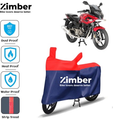 ZIMBER Two Wheeler Cover for Bajaj(Pulsar 220F, Red, Blue)