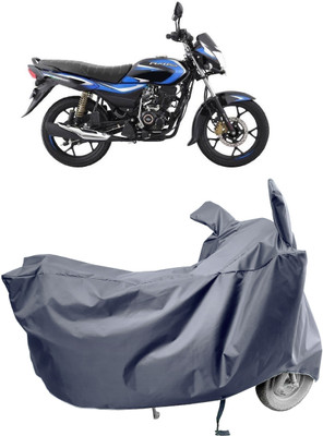 Amexride Two Wheeler Cover for Bajaj(Platina 110 H-Gear, Grey)