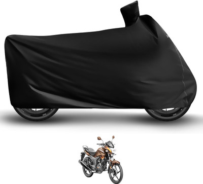 Auto Hub Waterproof Two Wheeler Cover for Hero(Hunk, Black)