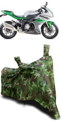 ATBROTHERS Waterproof Two Wheeler Cover for Benelli(302R, Multicolor, Green)