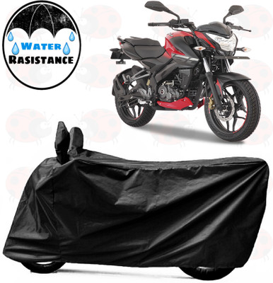 sowelar Waterproof Two Wheeler Cover for Bajaj(Pulsar NS 160, Black)