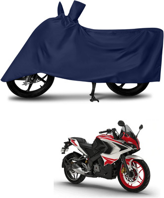 DeepShakshi AUTOMOTIVE Waterproof Two Wheeler Cover for Bajaj(Pulsar SS400, Blue)