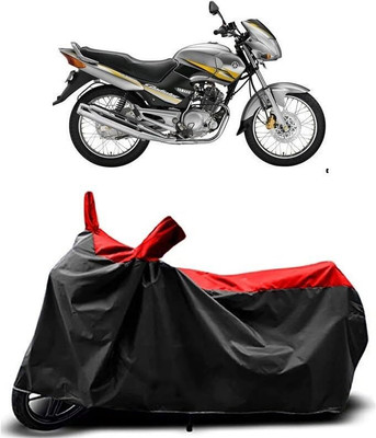 KEDIT Two Wheeler Cover for Yamaha(Gladiator RS, Red, Black)