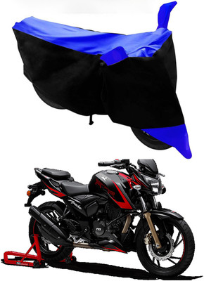Furious3D Two Wheeler Cover for TVS(Apache, Blue, Black)