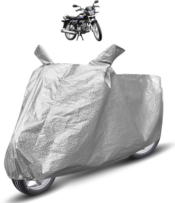 MOCKHE Waterproof Two Wheeler Cover for Hero(Splendor PRO, Silver)