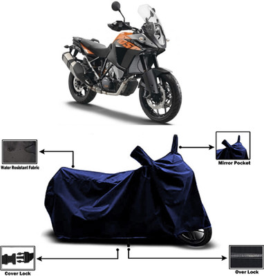 Amexride Two Wheeler Cover for KTM(1050 Adventure BS6, Blue)