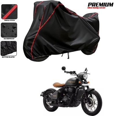 SThanaveX Two Wheeler Cover for JAWA(Perak, Black)