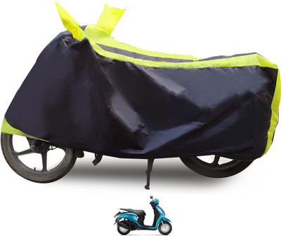 Euro Care Waterproof Two Wheeler Cover for Yamaha(Fascino, Yellow)
