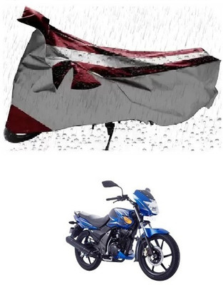 MISSION COLLECTION Waterproof Two Wheeler Cover for TVS(Flame SR125, Silver)