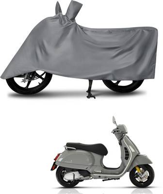MMSSTAR Waterproof Two Wheeler Cover for Vespa(GTS 300, Grey)