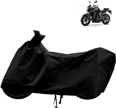 Horseyaart Waterproof Two Wheeler Cover for CFMoto(650 NK, Black)