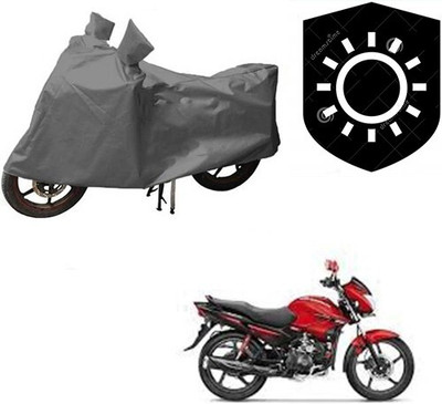 MMSSTAR Waterproof Two Wheeler Cover for Hero(Glamour FI, Grey)