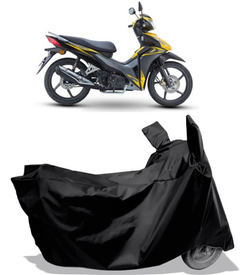 Amexride Two Wheeler Cover for Honda(Blade 125, Black)