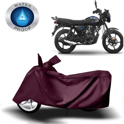 ROYAL AUTO MART Two Wheeler Cover for Bajaj(CT100, Maroon)