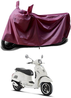 APNEK Waterproof Two Wheeler Cover for Vespa(GTS Super 125 BS6, Maroon)