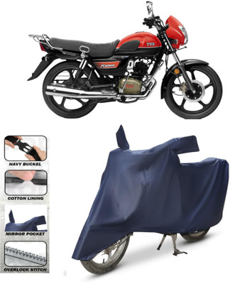 HWQSXAE Waterproof Two Wheeler Cover for TVS(Radeon, Blue)