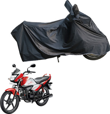 Motodreka Waterproof Two Wheeler Cover for Hero(Splendor I Smart, Black)