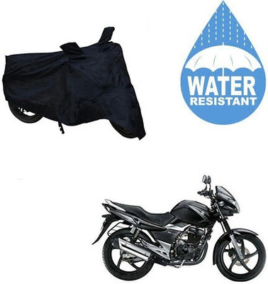 MMSSTAR Waterproof Two Wheeler Cover for Suzuki(GS 150R, Black)