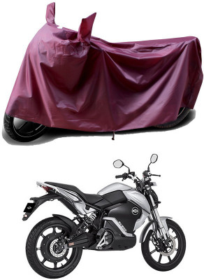 THE REAL ARV Waterproof Two Wheeler Cover for Revolt(RV Cafe Racer, Maroon)