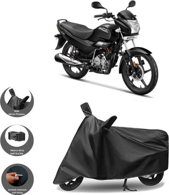 WMIZEXA Waterproof Two Wheeler Cover for Hero(Black)
