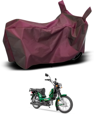 PAGORA Waterproof Two Wheeler Cover for TVS(XL 100 Heavy Duty, Maroon)