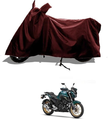 KEDIT Two Wheeler Cover for Yamaha(FZS 25, Maroon)