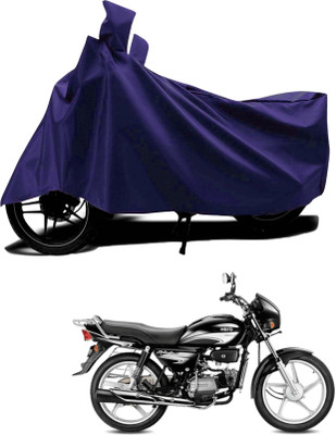 KEDIT Waterproof Two Wheeler Cover for Hero(Splendor Plus, Blue)