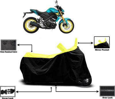 Amexride Two Wheeler Cover for Yamaha(MT 15 New, Yellow)