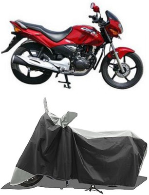 GROFATIK Two Wheeler Cover for Hero(CBZ TYPE 1, Grey)