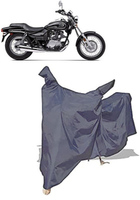 Amexride Two Wheeler Cover for Bajaj(Eliminator, Grey)
