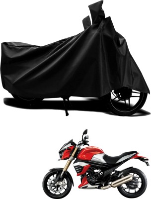 KEDIT Two Wheeler Cover for Mahindra(MOJO XT 300, Black)