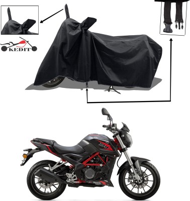 KEDIT Two Wheeler Cover for Universal For Bike(TNT 25, Black)