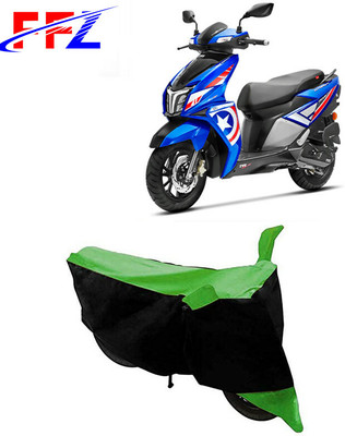 FFZ Two Wheeler Cover for TVS(Ntorq 125, Black, Green)