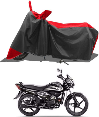 KEDIT Two Wheeler Cover for Hero(Splendor NXG, Red, Black)